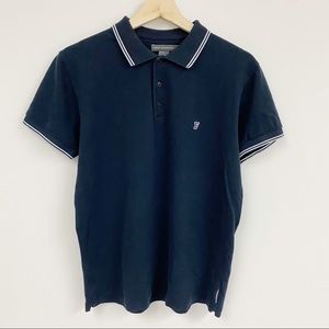 French Connection navy polo shirt Sz M
